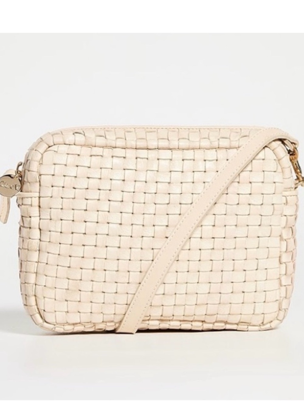 Clare V Midi Sac in in Cream Woven